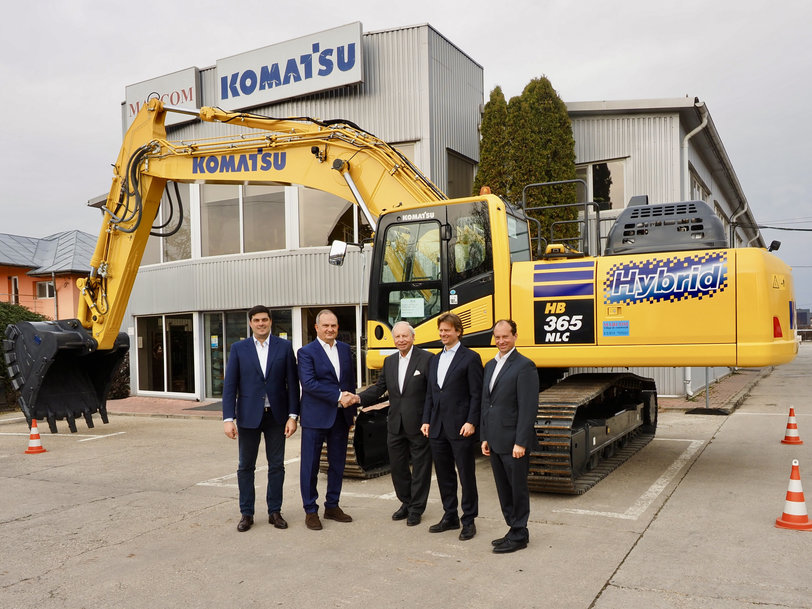 Komatsu Europe annuncia l’acquisizione della rumena Marcom da parte di Kuhn Holding